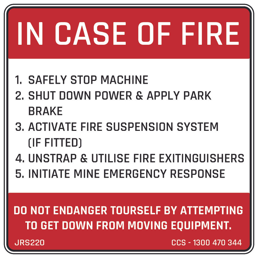 In Case of Fire Sticker