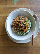 두부채 덮밥 Easy Shredded Dubu Bowl