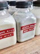 홈메이드 두유 세 가지 | oats soy milk, black beans soy milk, parboiled soy milk | healthy+easy!  