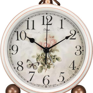 Decorative Distressed Metal Frame Clock