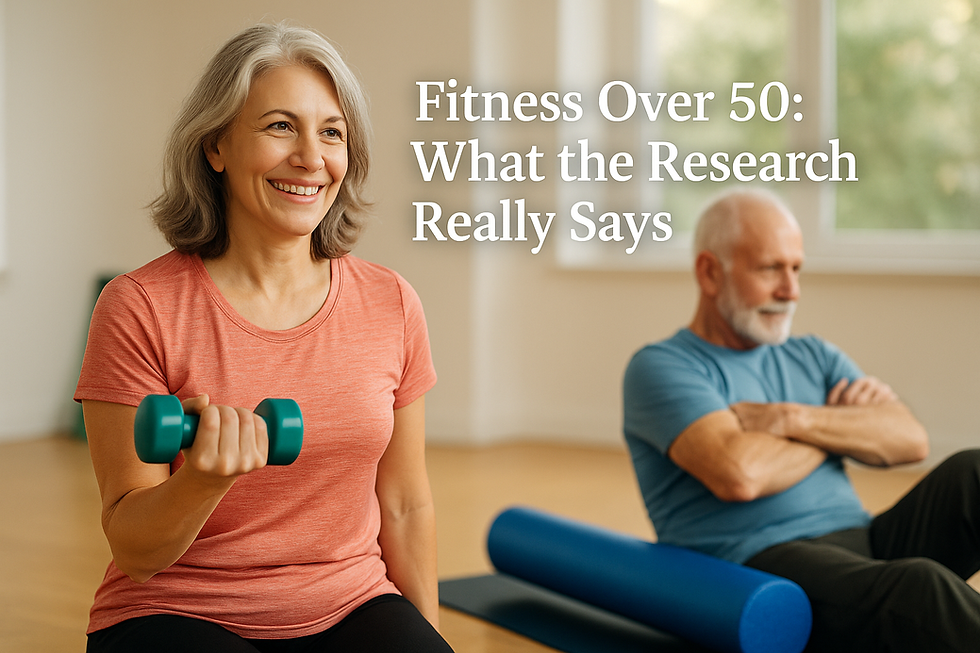 Fitness Over 50: What the Research Really Says About Strength, Stretching, and Staying Active