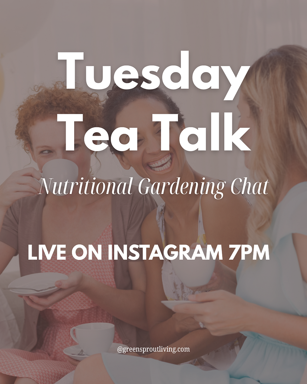 Tuesday tea talk