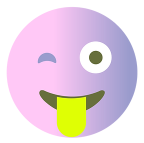 Emoji faccina che fa l'occhiolino