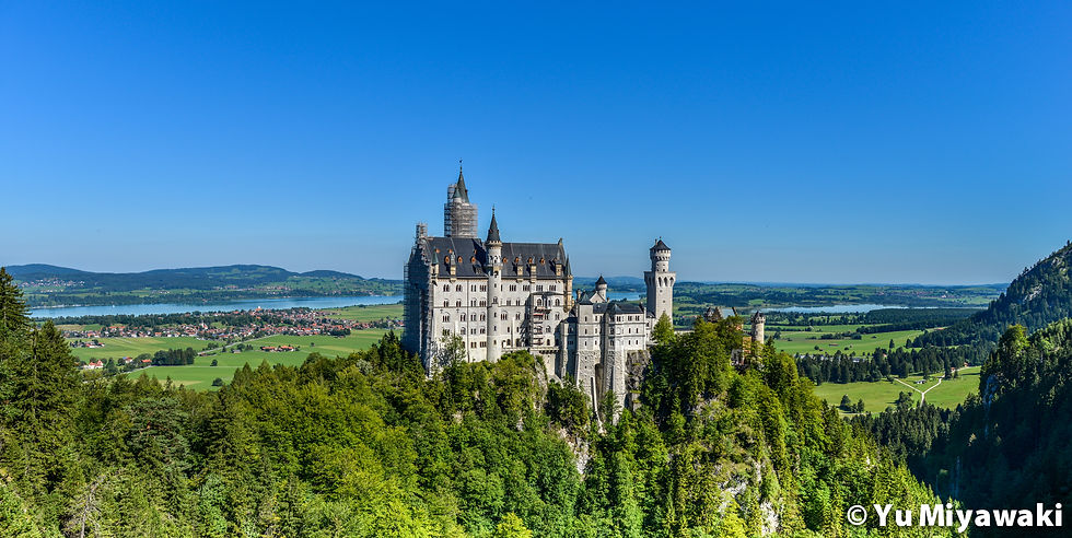 Schloss Neuschwanstein in Bayern, Germany