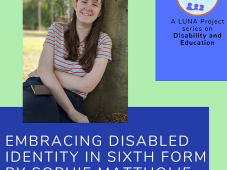 Embracing My Disabled Identity in Sixth Form