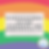 An infographic with a rainbow background and the text "overshadowed: Eating Disorders and Homosexuality"