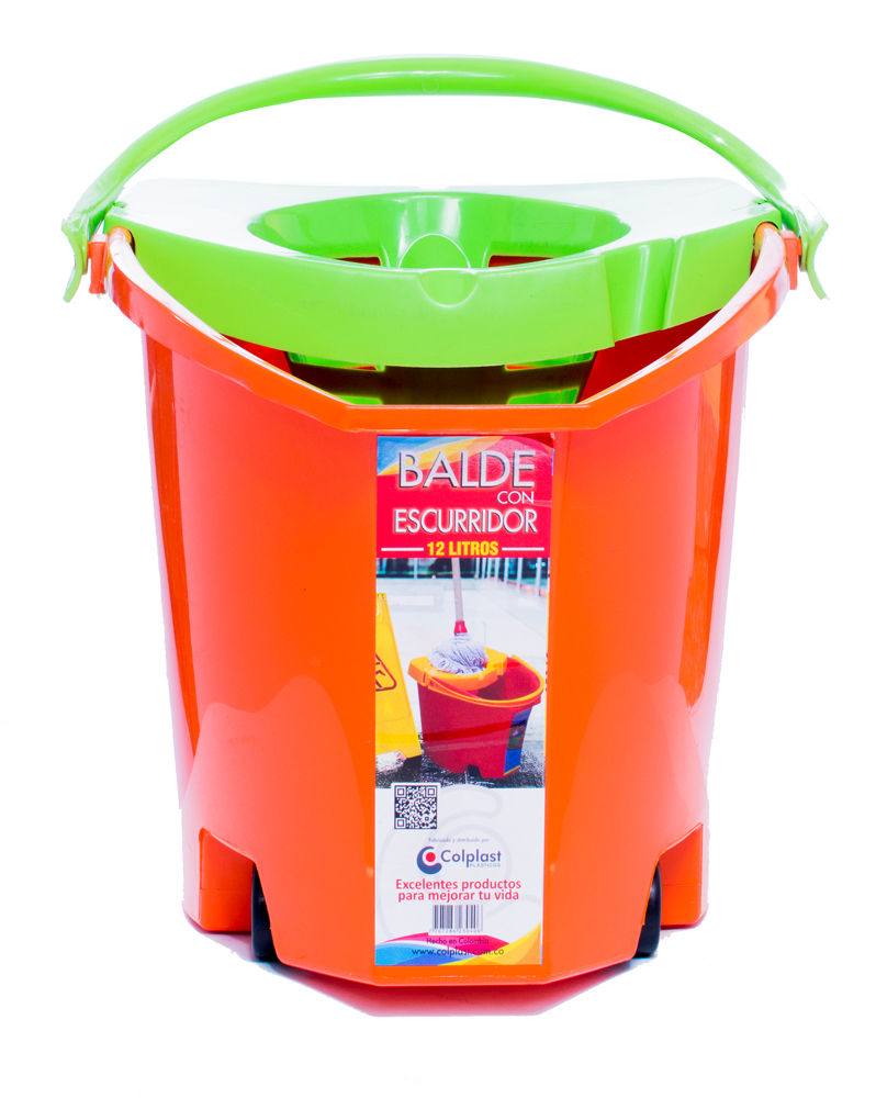 Balde Escurridor 12Ltrs Colplast