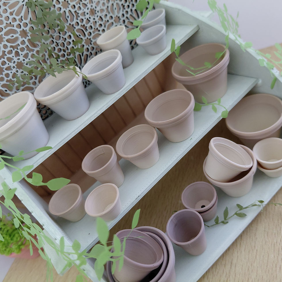 Thumbnail: Gradient flower pots