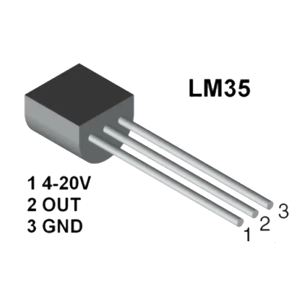 Lm35 Sensor De Temperatura De -55°c A 150°c