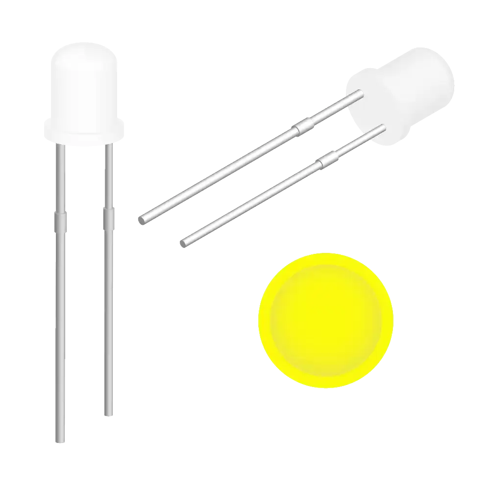 Led Ultrabrillante Amarillo De 3mm