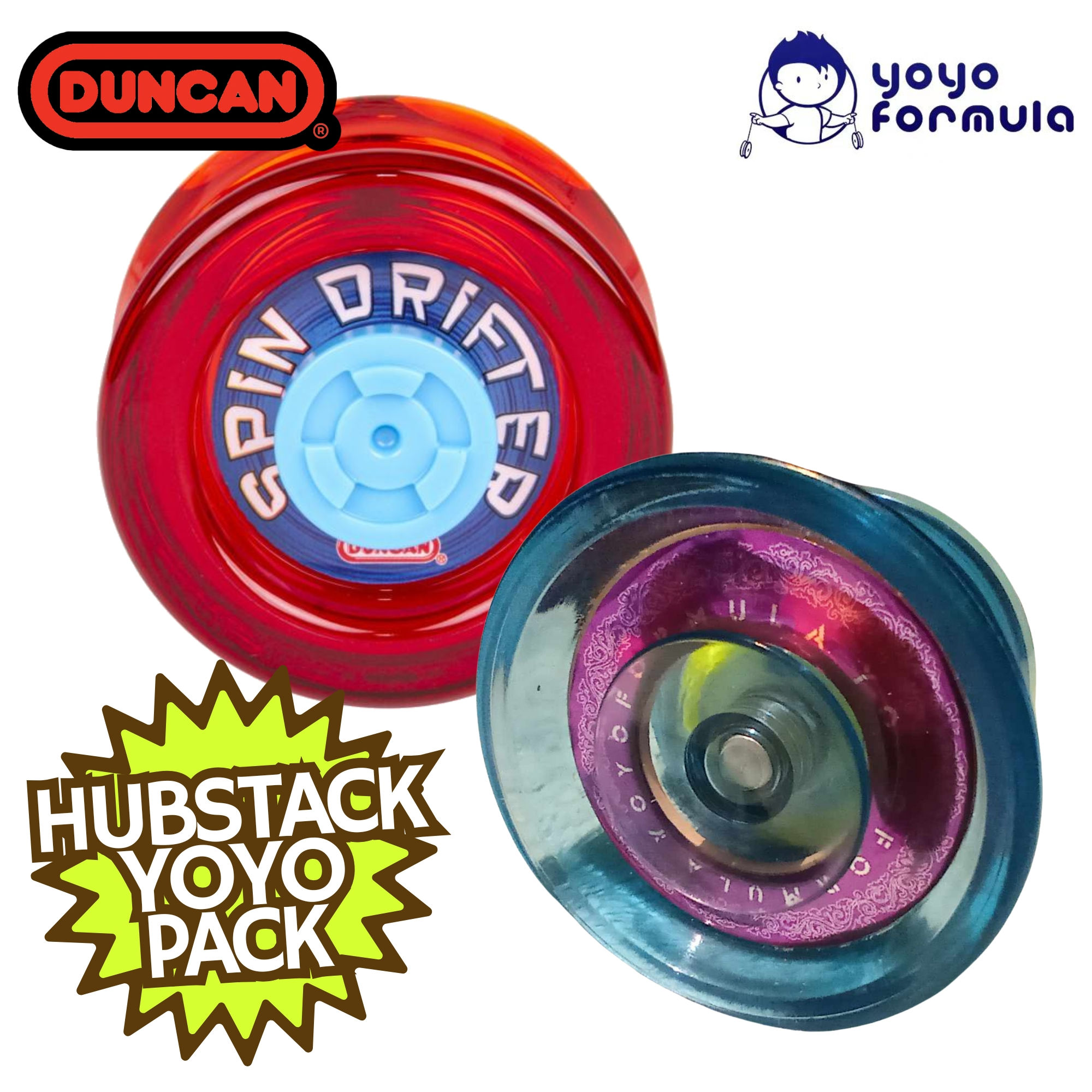 Hubstack Yoyo Value Pack (Spin Drifter + D6 Hubstack) (Assorted)