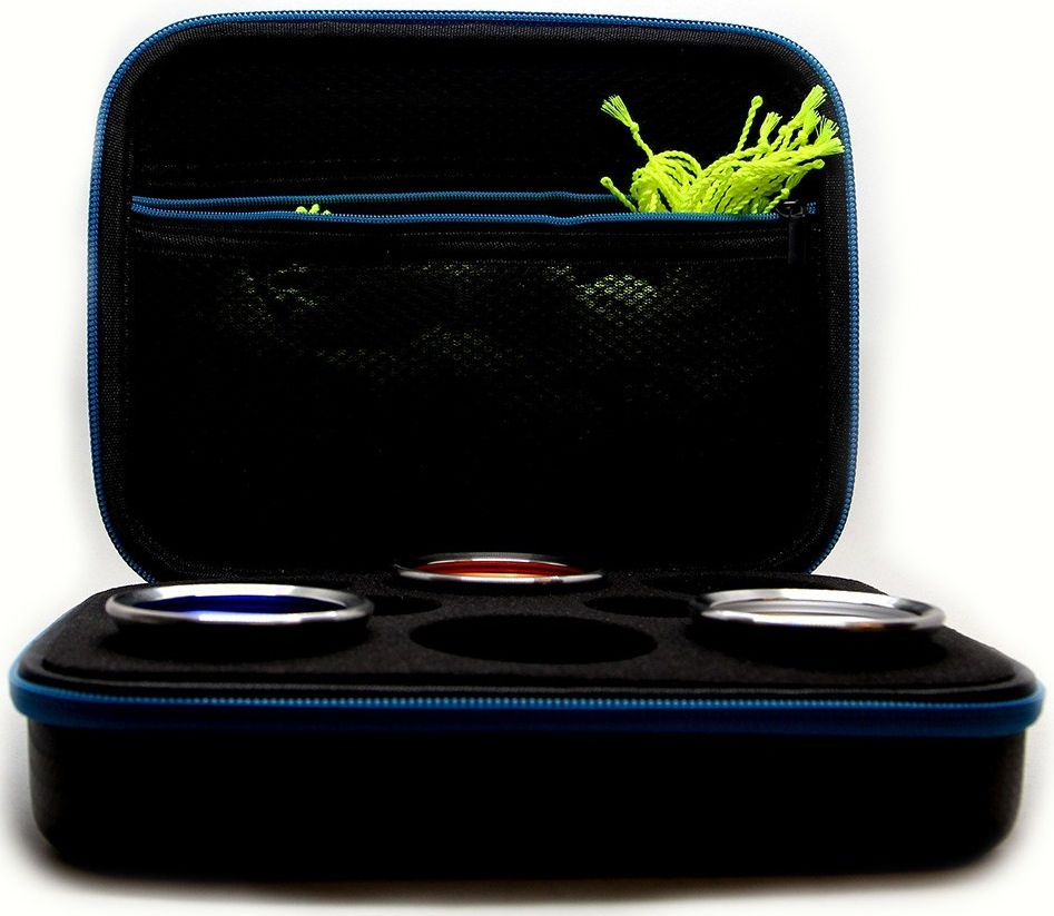 Thumbnail: Black YoyoFactory HardCase Yo Yo Case - Yoyo's Front view