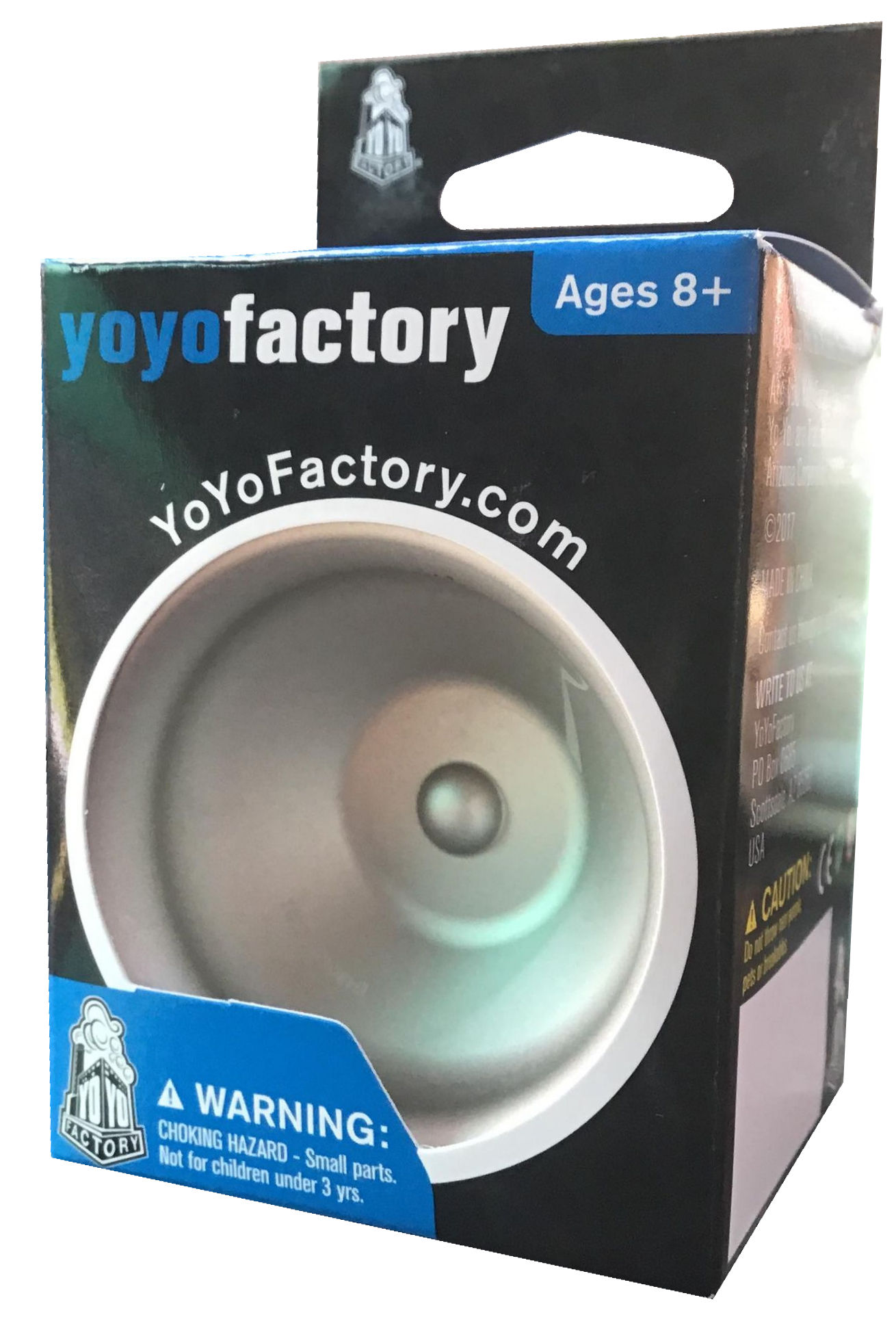 Yoyo-Yoyo Factory R-Type Yoyo - Silver - Front View