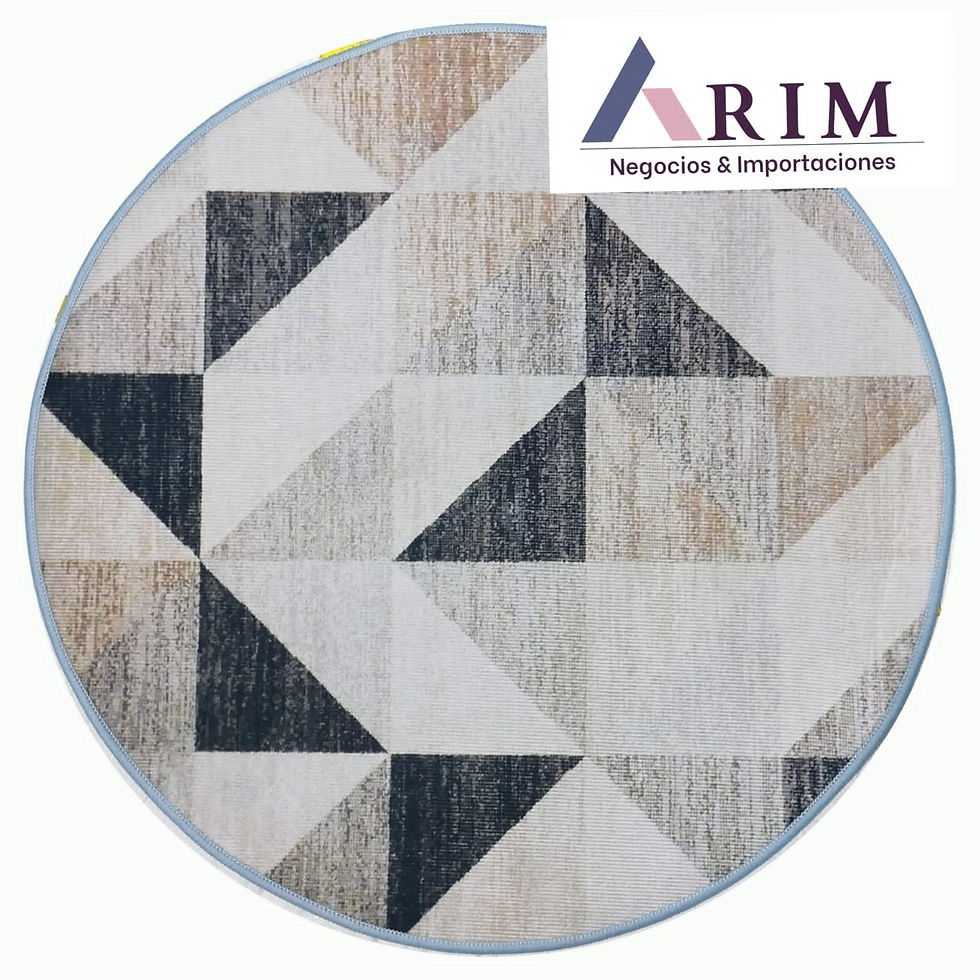 Miniatura: TAPETE CIRCULAR DECORATIVO LISO