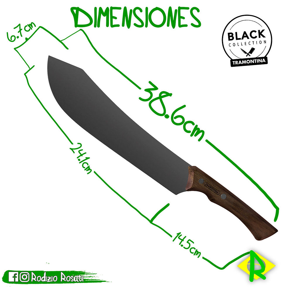 Miniatura: Cuchillo Tramontina Inoxidable Oscurecido Black Collection