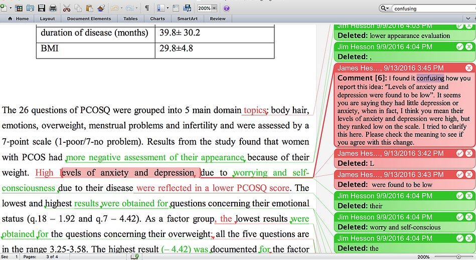 Example of an edited research paper