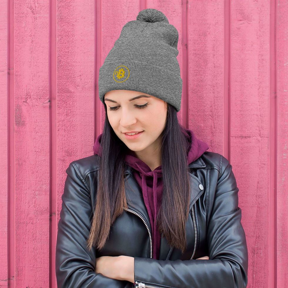 Thumbnail: nBTC Embroidered Pom-Pom Beanie
