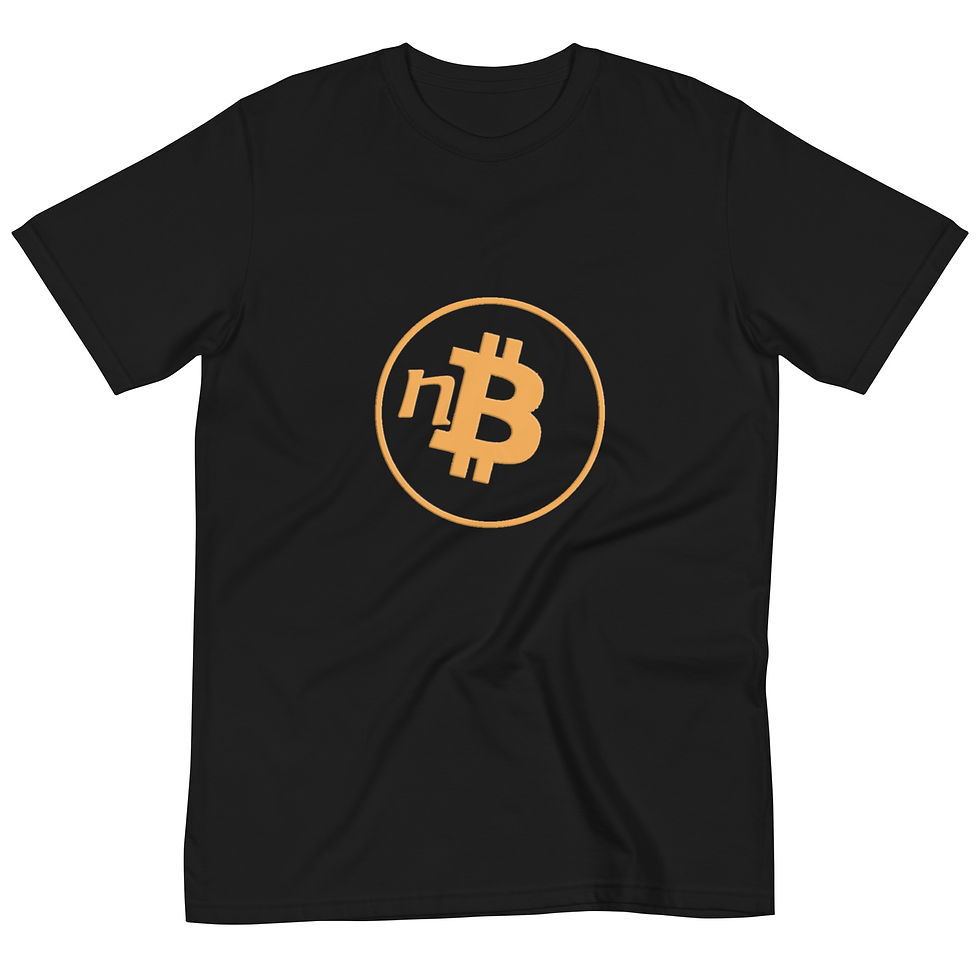 Thumbnail: NanoBitcoin Black Organic Unisex T-Shirt
