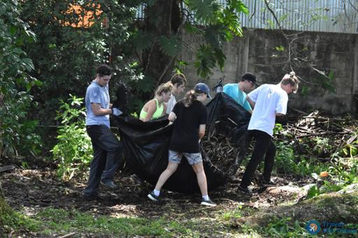 Putting the finishing touches on a great summer of community volunteer projects