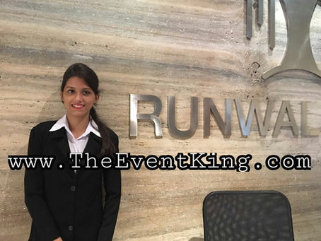 Hostess at property launch
