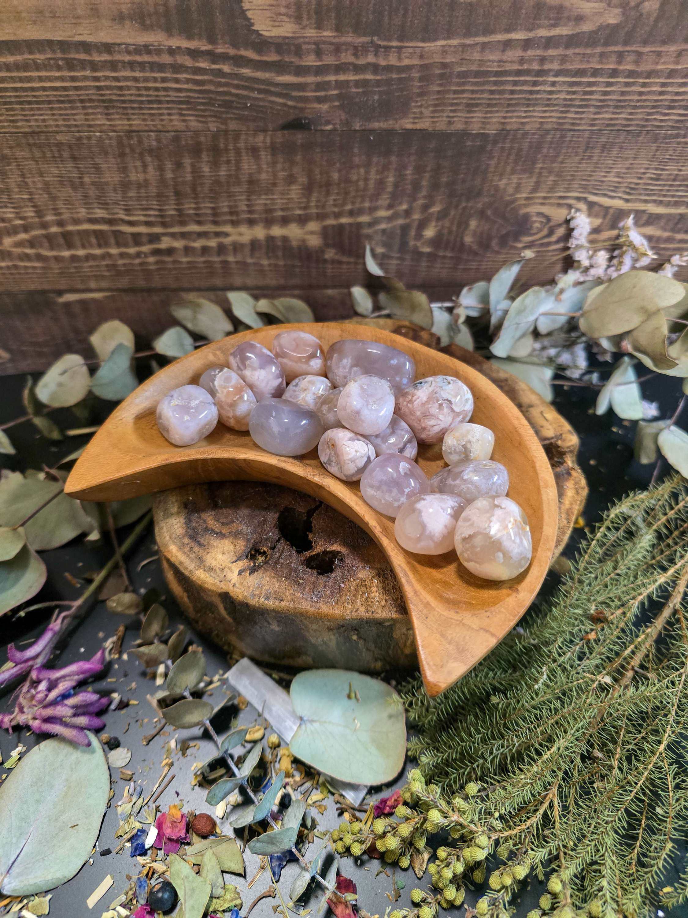 Flower Agate Tumbles 