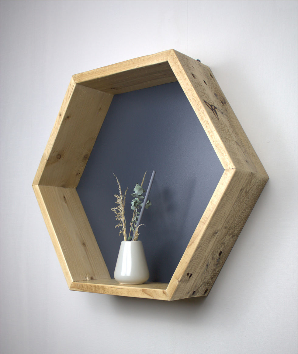 Miniaturbild: Wandregal Hexagon