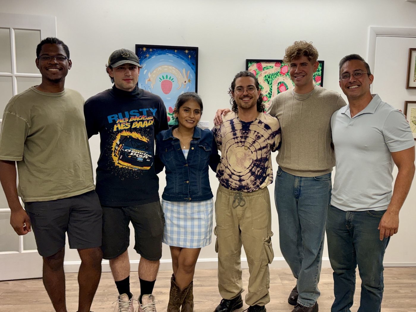 The six artists of Emergence