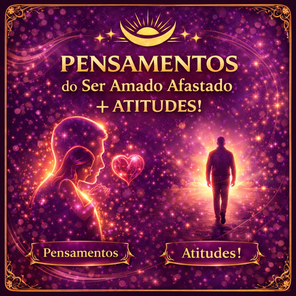 PENSAMENTOS DO SER AMADO AFASTADO + ATITUDES