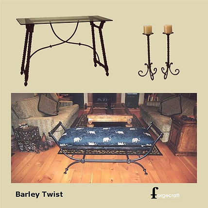 Barleytwist Indoor Furniture by Ironcraft