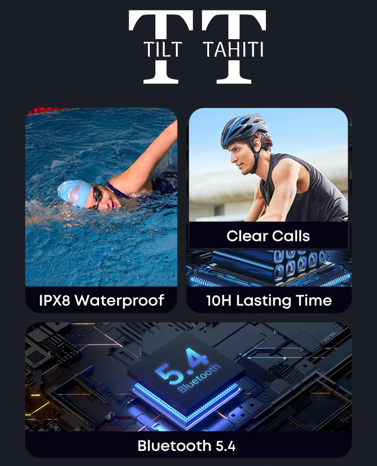 Miniature : Ecouteurs Bluetooth bone conductor waterproof IPX8