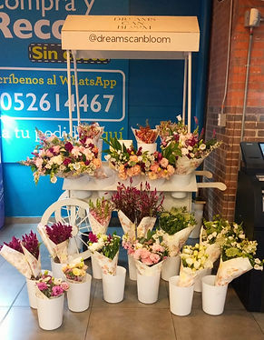 Tu floristería en Carulla San Lucas – Dreams Can Bloom