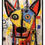 Thumbnail: Abstract Dogs - Jean Michel Basquiat Inspired Prints. 4 in set. Size 8x10 Inches