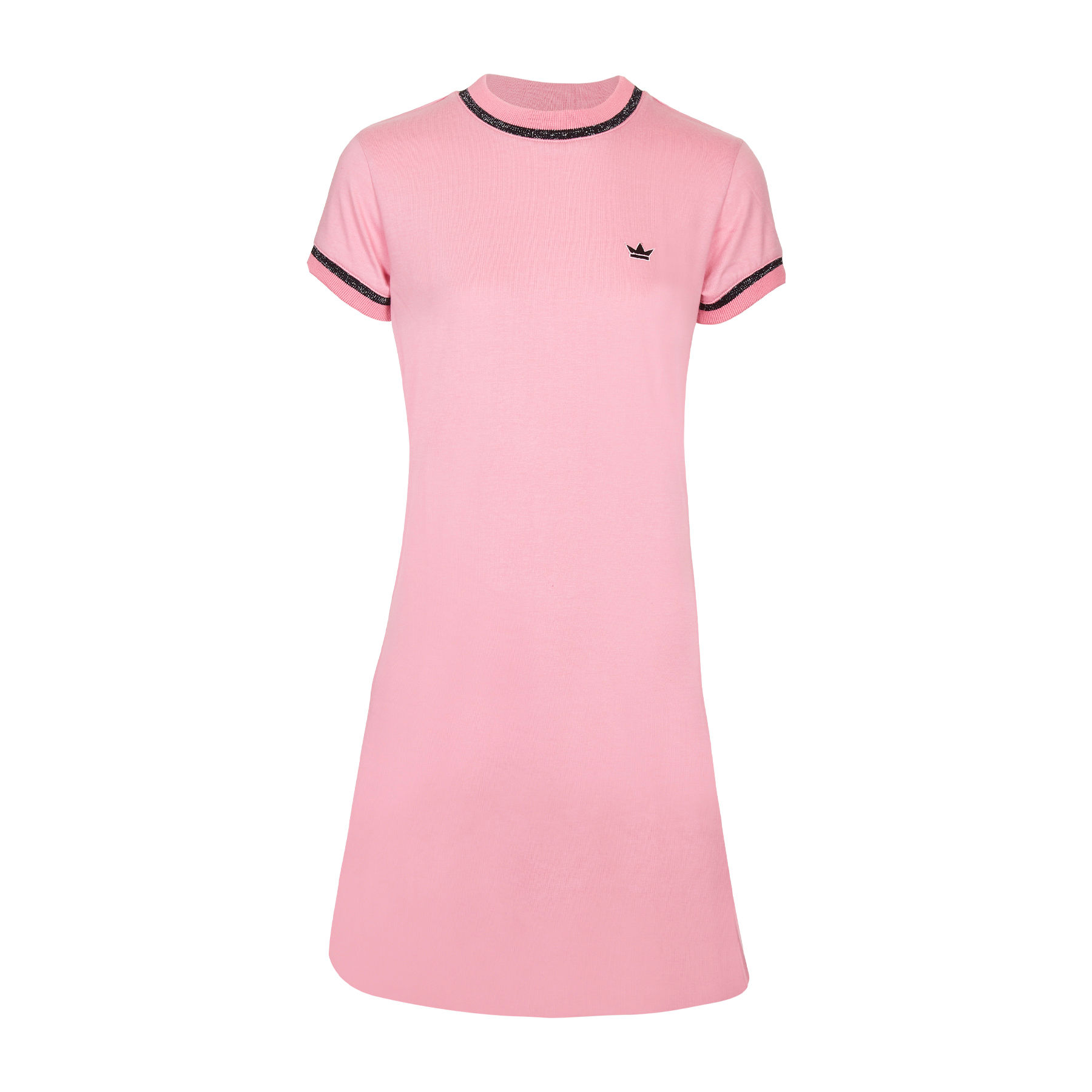 Upsett Pink & Black Ringer Dress For Gals.