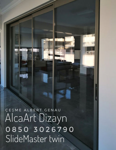 alcaart dizayn surme cam slidemaster kis bahcesi cesme