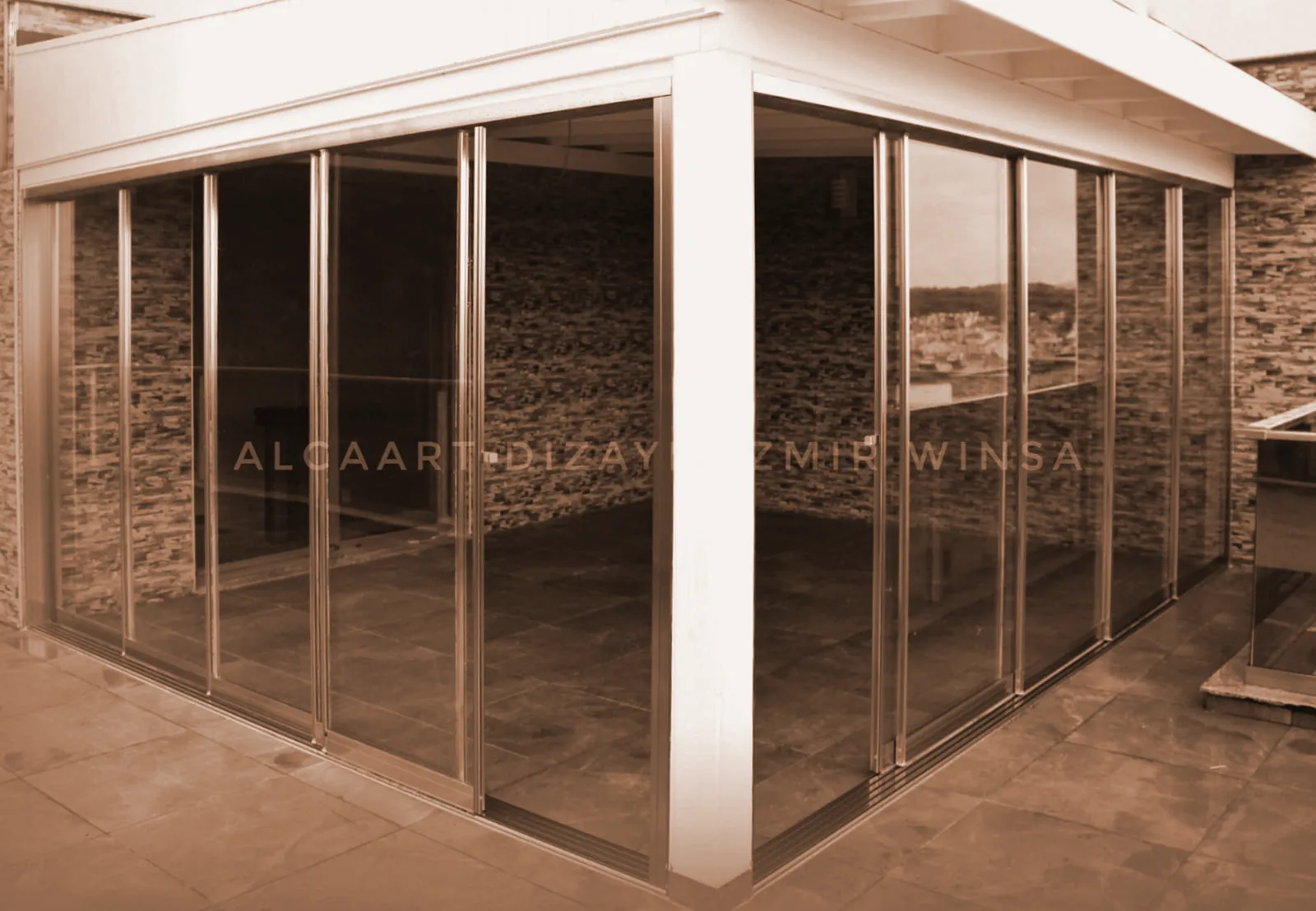 Winsa sürme sürgü cam balkon 8mm cam