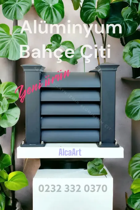 Çeşme bahçe çiti, Çeşme duvar çiti, Alüminyum çit