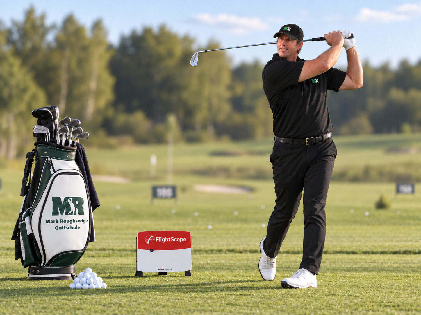 FlightScope X3 misst Ballflug und Schlagdaten