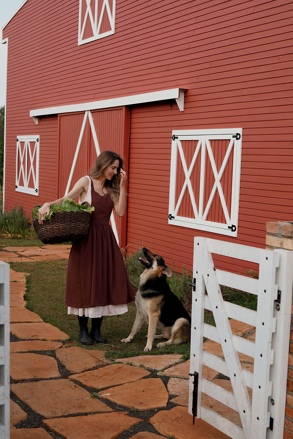 Avental Clara - Marrom