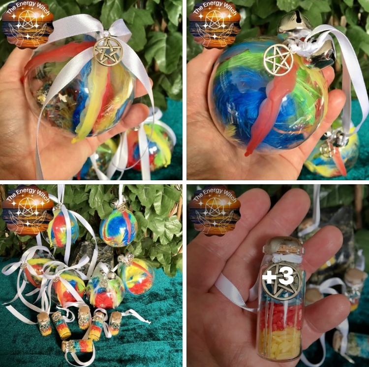 💨🔥💦🌿⭐️NEW Elements Witches Balls and Charm Bottles💨🔥💦🌿⭐️ content media