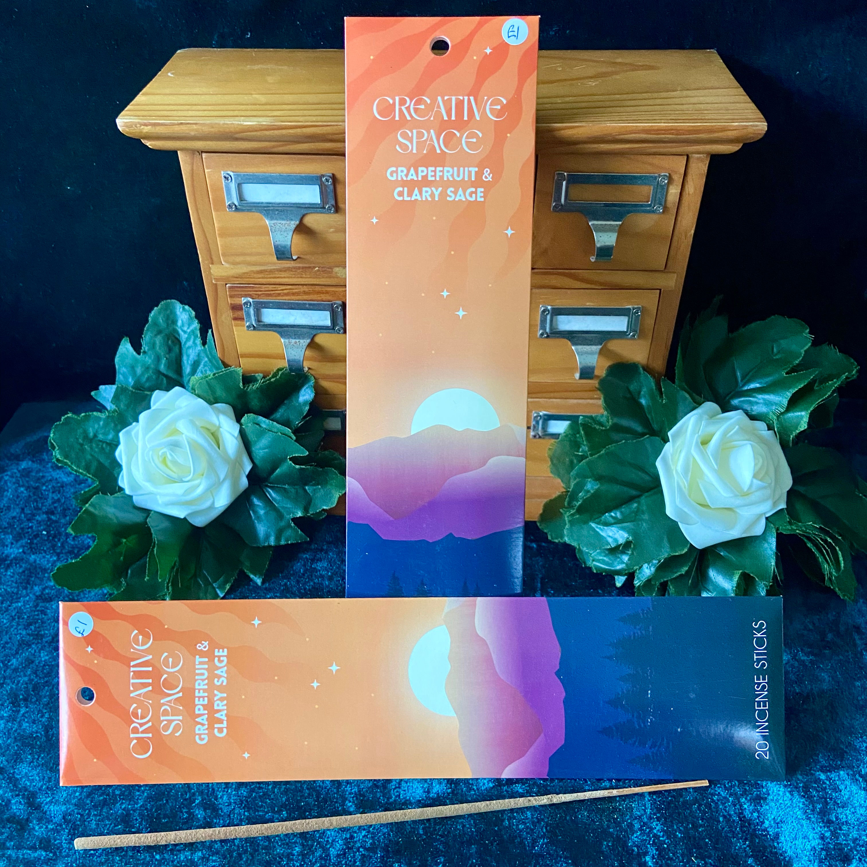 Creative Space - Grapefruit & Clary Sage - Incense Sticks
