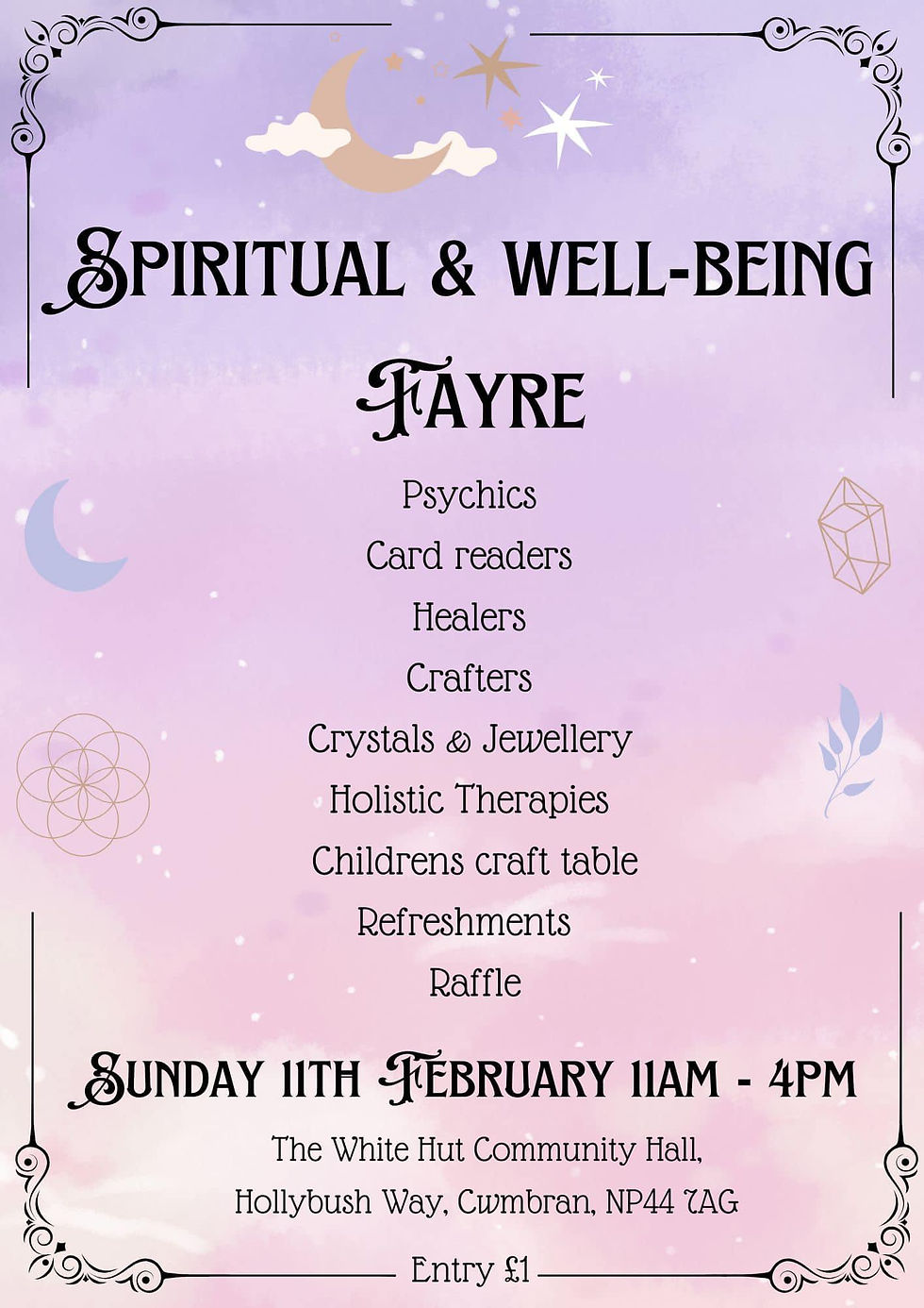 Spiritual & WellBeing Fayre - Cwmbran