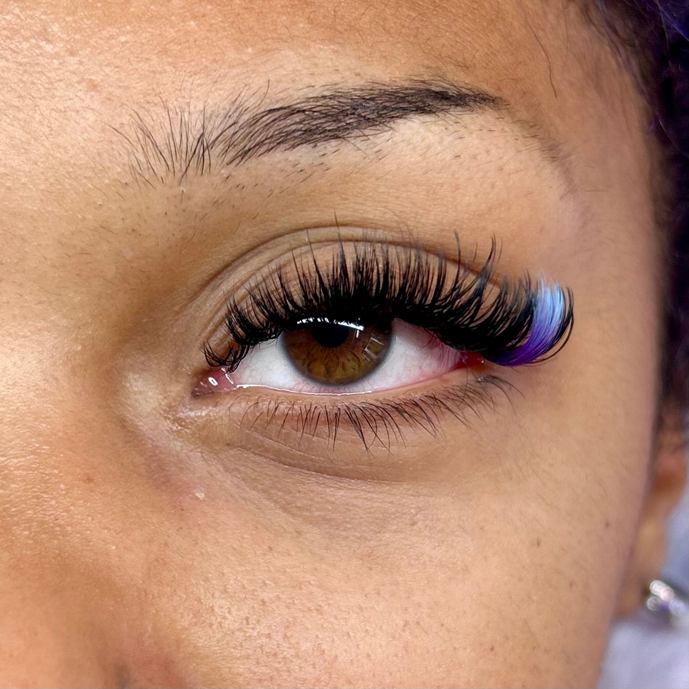 hybrid lash extensions, colours available