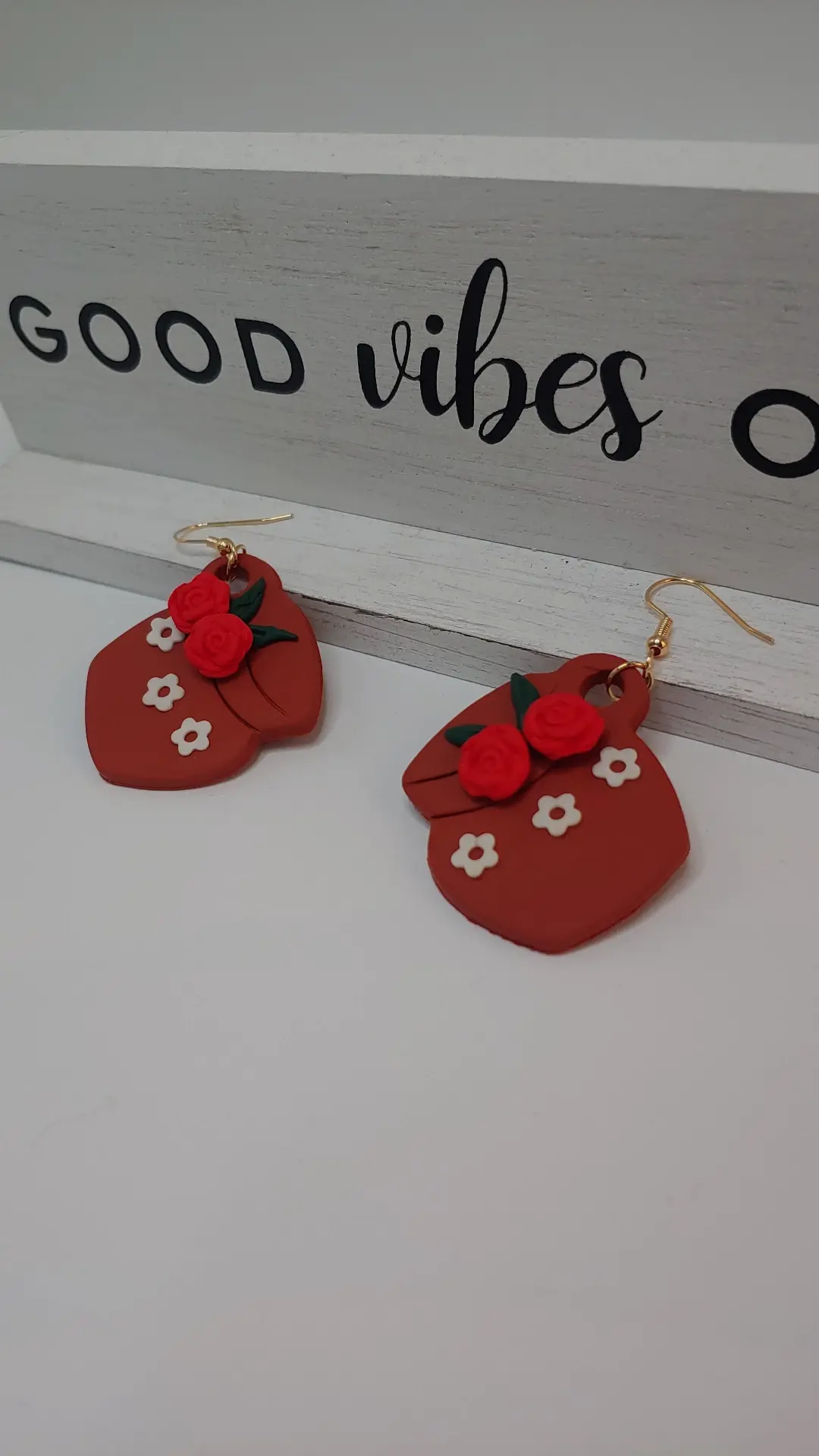 Mexican Style Earrings- Clay pot