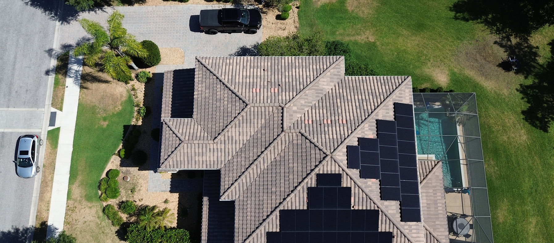 Tile roof solar panel installation in Bradenton FL