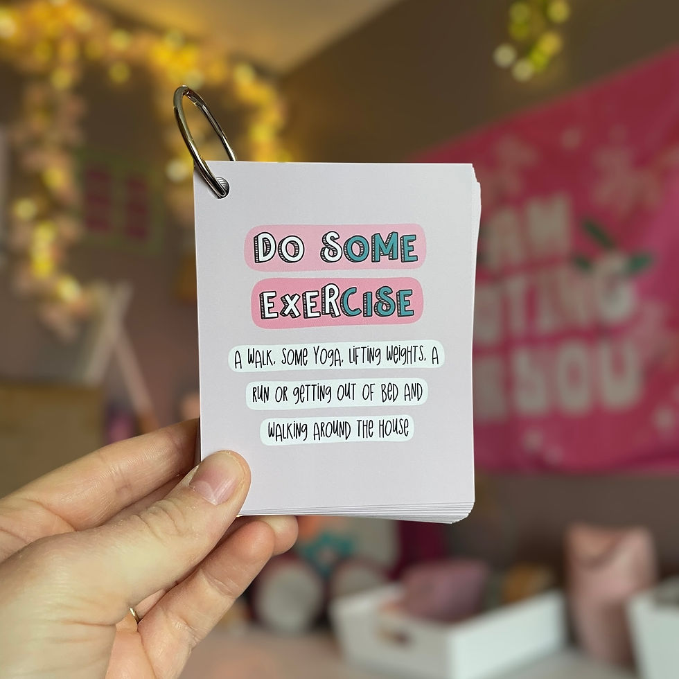 Thumbnail: Self Harm Coping Strategy Flash Cards Pink