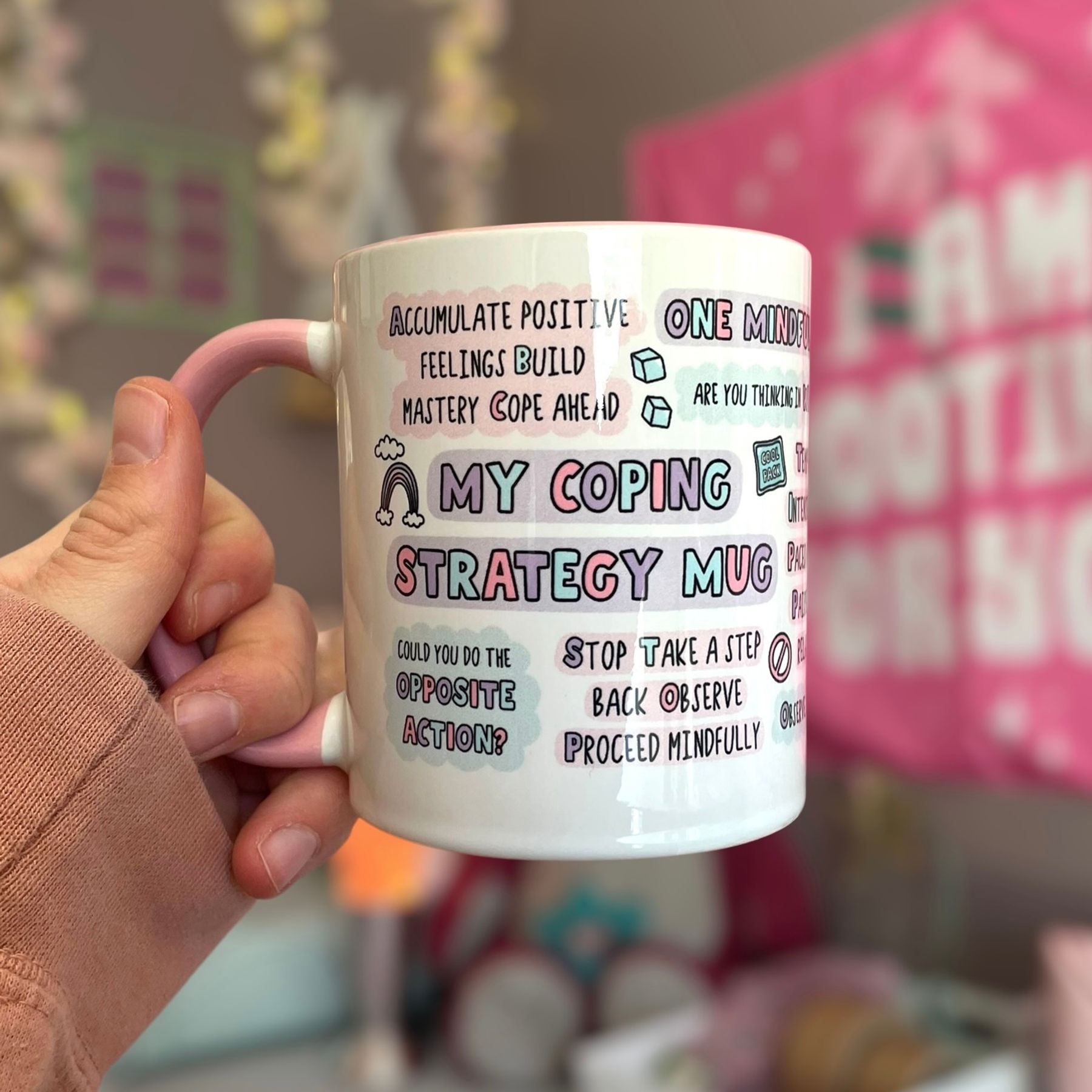 My DBT Coping Strategy Mug
