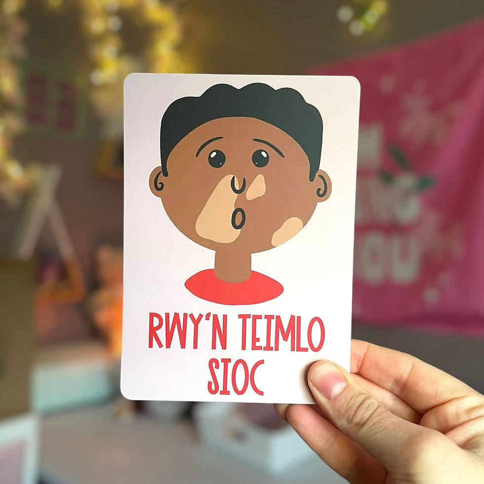 Thumbnail: How am I feeling? A6 Welsh Flash Cards 