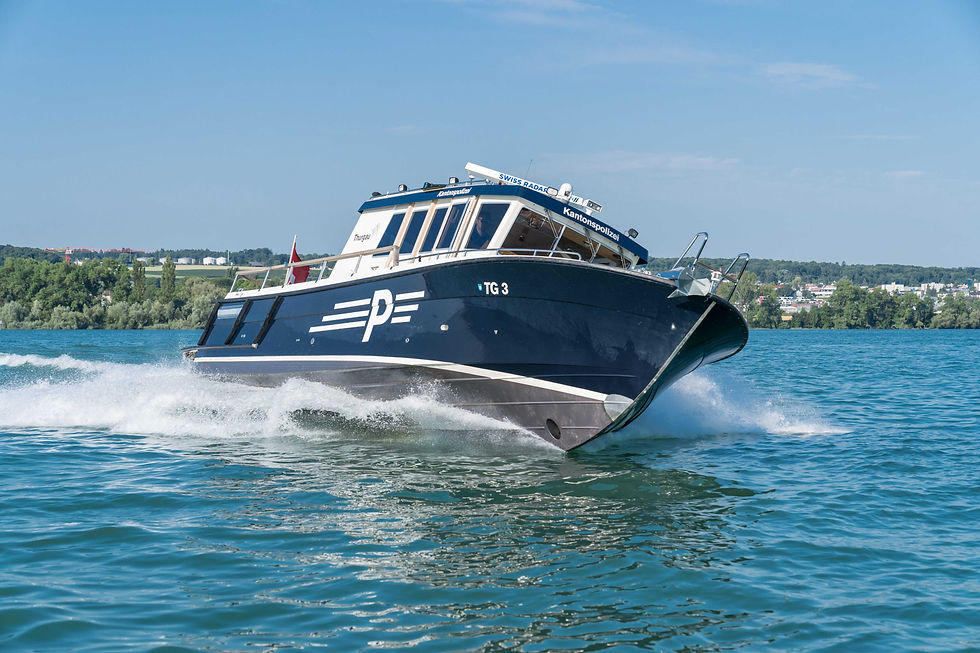 Die Seepolizei Thurgau sorgt auf Bodensee, Untersee und Rhein rund um die Uhr für Sicherheit und ist bei Rettungs-, Kontroll- und Präventionseinsätzen im Einsatz.