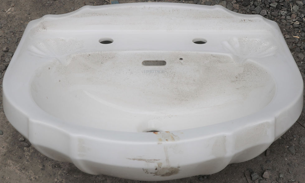Thumbnail: Heritage Loxleigh 58cm 2TH Ped-Basin only in WHITE