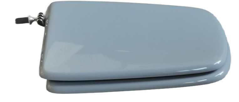 Thumbnail: Ideal Standard Accent Resin Replacement Seat in WHISPER GREY + CP hinges